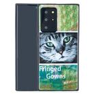 For Samsung Galaxy Note20 Ultra Painted Pattern Soft TPU Case(Cat) - 1