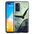 For Huawei P40 Painted Pattern Soft TPU Case(Eagle) - 1