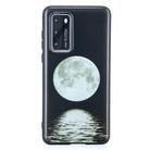 For Huawei P40 Painted Pattern Soft TPU Case(Moon) - 2