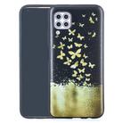 For Huawei P40 Lite Painted Pattern Soft TPU Case(Gold Butterflies) - 1