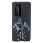 For Huawei P40 Pro Painted Pattern Soft TPU Case(Five Hands) - 2