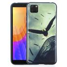 For Huawei Y5p Painted Pattern Soft TPU Case(Eagle) - 1