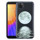 For Huawei Y5p Painted Pattern Soft TPU Case(Moon) - 1