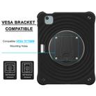 For iPad Air 11 2025 / 2024 / Pro 11 2022 Holder Silicone Hybrid PC Tablet Case(Black) - 3