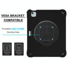 For iPad Air 13 2024 / 2025 Holder Silicone Hybrid PC Tablet Case(Black) - 3