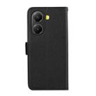 For Xiaomi Poco X7 Pro ABEEL Side-Magnetic Litchi Pattern Leather RFID Phone Case(Black) - 3