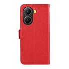 For Xiaomi Poco X7 Pro ABEEL Side-Magnetic Litchi Pattern Leather RFID Phone Case(Red) - 3