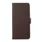 For Xiaomi 15 Ultra ABEEL Side-Magnetic Litchi Pattern Leather RFID Phone Case(Brown) - 2