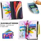 For iPhone 12 Pro Max Colored Drawing Pattern Zipper Horizontal Flip Leather Case with Holder & Card Slots & Wallet(Sun Flower) - 4