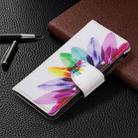 For iPhone 12 Pro Max Colored Drawing Pattern Zipper Horizontal Flip Leather Case with Holder & Card Slots & Wallet(Sun Flower) - 5