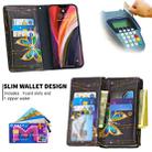For iPhone 12 Pro Max Colored Drawing Pattern Zipper Horizontal Flip Leather Case with Holder & Card Slots & Wallet(Big Butterfly) - 4