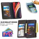 For iPhone 12 Pro Max Colored Drawing Pattern Zipper Horizontal Flip Leather Case with Holder & Card Slots & Wallet(Bear) - 4