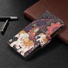 For iPhone 12 Pro Max Colored Drawing Pattern Zipper Horizontal Flip Leather Case with Holder & Card Slots & Wallet(Bear) - 5