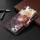 For iPhone 12 Pro Max Colored Drawing Pattern Zipper Horizontal Flip Leather Case with Holder & Card Slots & Wallet(Bear) - 6