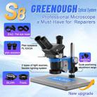 Kaisi S8 6.7-52X Zoom Trinocular Stereo Microscope Set - 2