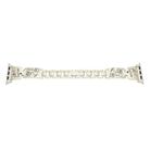 For Apple Watch 46mm / 49mm / 45mm / 44mm Colored Diamond Cat Stainless Steel Watch Band(Starlight) - 1