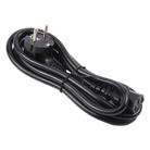EU Plug Computer PC Power Cord 3 Pin Cable 0.5 Square, Length:1.8m(Black) - 2