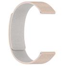 22mm Cloud Wood Grain Silicone Magnetic Watch Band(Milk Tea Rock White) - 3
