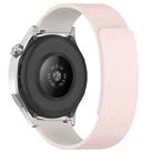 22mm Cloud Wood Grain Silicone Magnetic Watch Band(Pink Starlight) - 2