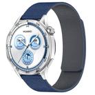 22mm Cloud Wood Grain Silicone Magnetic Watch Band(Midnight Blue Grey) - 1