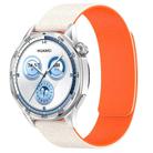 22mm Cloud Wood Grain Silicone Magnetic Watch Band(Starlight Orange) - 1