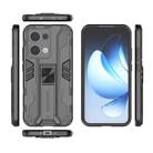 For OPPO Reno13 5G Global Supersonic PC + TPU Holder Phone Case(Black) - 3