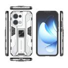 For OPPO Reno13 5G Global Supersonic PC + TPU Holder Phone Case(White) - 3