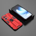 For OPPO Reno13 5G Global Supersonic PC + TPU Holder Phone Case(Red) - 2