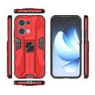 For OPPO Reno13 5G Global Supersonic PC + TPU Holder Phone Case(Red) - 3