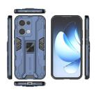 For OPPO Reno13 5G Global Supersonic PC + TPU Holder Phone Case(Blue) - 3