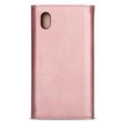 For Xiaomi Redmi 7A Skin Feel Zipper Horizontal Flip Leather Case with Holder & Card Slots & Photo Frame & Lanyard & Long Rope(Rose Gold) - 3
