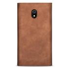 For Xiaomi Redmi 8A Skin Feel Zipper Horizontal Flip Leather Case with Holder & Card Slots & Photo Frame & Lanyard & Long Rope(Brown) - 3