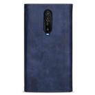 For Xiaomi Redmi K30 Skin Feel Zipper Horizontal Flip Leather Case with Holder & Card Slots & Photo Frame & Lanyard & Long Rope(Blue) - 3