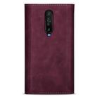 For Xiaomi Redmi K30 Skin Feel Zipper Horizontal Flip Leather Case with Holder & Card Slots & Photo Frame & Lanyard & Long Rope(Wine Red) - 3