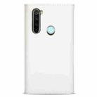 For Xiaomi Redmi Note 8 Skin Feel Zipper Horizontal Flip Leather Case with Holder & Card Slots & Photo Frame & Lanyard & Long Rope(White) - 3