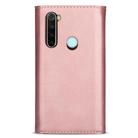 For Xiaomi Redmi Note 8 Skin Feel Zipper Horizontal Flip Leather Case with Holder & Card Slots & Photo Frame & Lanyard & Long Rope(Rose Gold) - 3