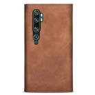 For Xiaomi Mi CC9 Pro Skin Feel Zipper Horizontal Flip Leather Case with Holder & Card Slots & Photo Frame & Lanyard & Long Rope(Brown) - 3