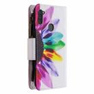 For Samsung Galaxy A11 Colored Drawing Pattern Zipper Horizontal Flip Leather Case with Holder & Card Slots & Wallet(Sun Flower) - 3