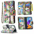 For Samsung Galaxy A21s Colored Drawing Pattern Zipper Horizontal Flip Leather Case with Holder & Card Slots & Wallet(Tree) - 1