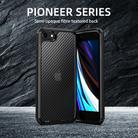 For iPhone 11 Pro Max iPAKY Pioneer Series Carbon Fiber Texture Shockproof TPU + PC Case(Black) - 2