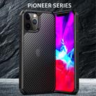 For iPhone 12 Pro Max iPAKY Pioneer Series Carbon Fiber Texture Shockproof TPU + PC Case(Black) - 2