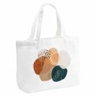 Watercolor Printed Canvas Handbag Digital Print On Your Demand, Size:20x30x10cm(White) - 1