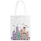 Castle Printed Canvas Handbag Digital Print On Your Demand, Size:35x30cm(White) - 1
