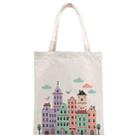 Castle Printed Canvas Handbag Digital Print On Your Demand, Size:40x35cm(Beige) - 1