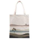Scenery Printed Canvas Handbag Digital Print On Your Demand, Size:40x35cm(Beige) - 1
