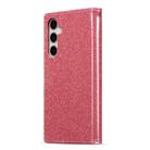 For Samsung Galaxy S24 FE 5G Glitter Powder Love Leather Phone Case(Pink) - 3