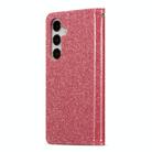 For Samsung Galaxy S24 5G Glitter Powder Love Leather Phone Case(Rose Red) - 3