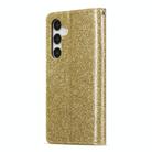 For Samsung Galaxy S24 5G Glitter Powder Love Leather Phone Case(Gold) - 3