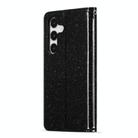 For Samsung Galaxy S24+ 5G Glitter Powder Love Leather Phone Case(Black) - 3