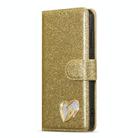 For Samsung Galaxy S24+ 5G Glitter Powder Love Leather Phone Case(Gold) - 2